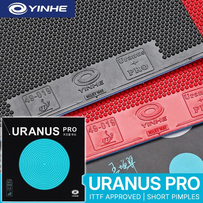Table Tennis Rubber Anti Spin - 銀河天王星プロ卓球ラバー ショートピップス オフェンシブ ピップスアウト ピンポンラバーシート プレチューンケーキスポンジ付き