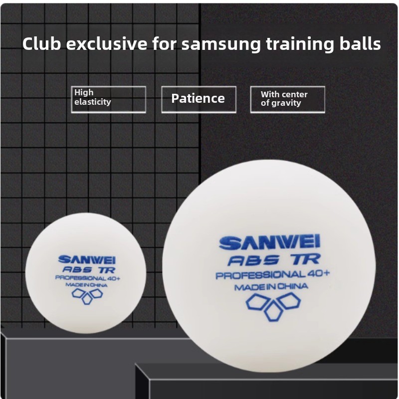 Table Tennis Video Game - 50個、100個入り サンウェイ新素材 プラスチック製卓球ボール ピンポンラケットボール ABS樹脂製 40個以上