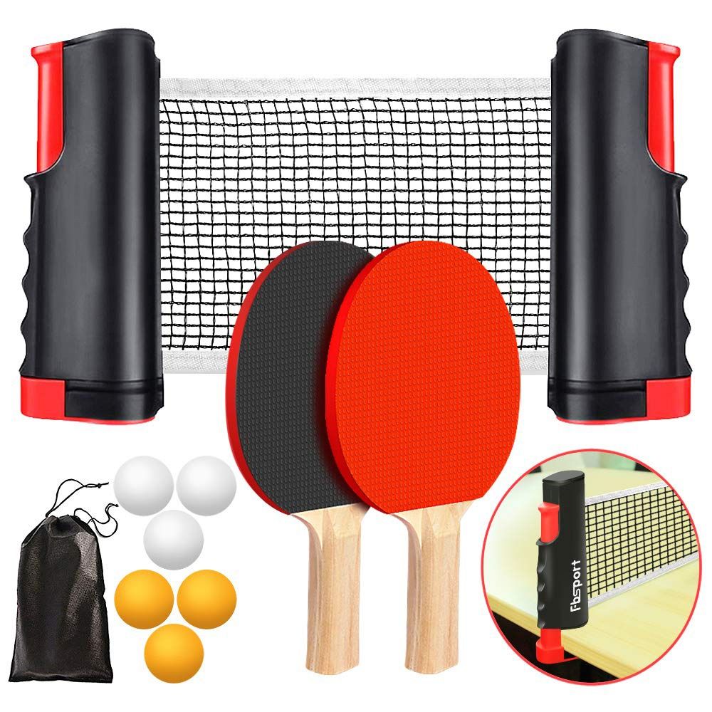 Table Tennis Dimension - 折りたたみ式ネット ピンポンネットフレームセット キャリーバッグ付属 完全なアクセサリー テーブルテニスセット 簡単なセットアップデザイン