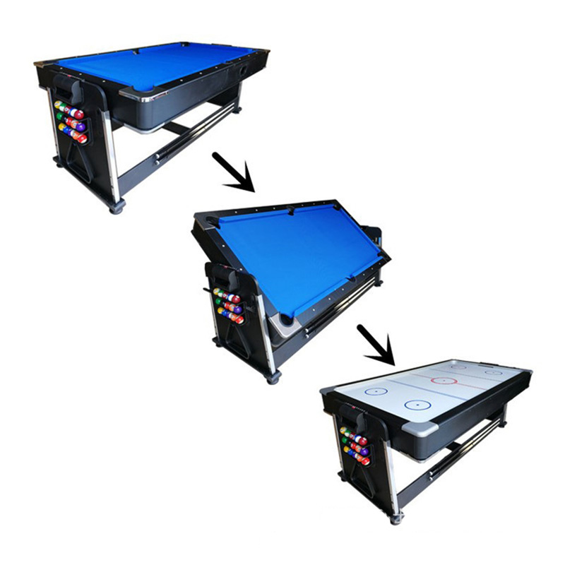 Table Tennis Tournament - 4in1 プールテーブル マルチゲームテーブル（ビリヤード、エアホッケー、卓球、ダイニングテーブル）