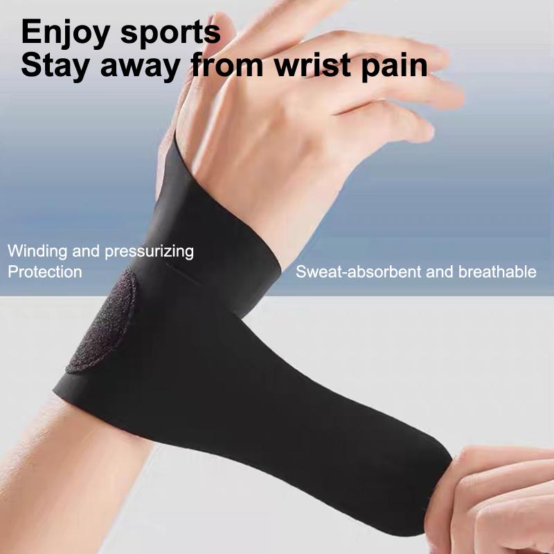 Table Tennis Injury - 新製品 1/2個入り スポーツ用圧縮リストサポート 調節可能なラップ バドミントン、テニス、バスケットボール、卓球の怪我の回復に最適