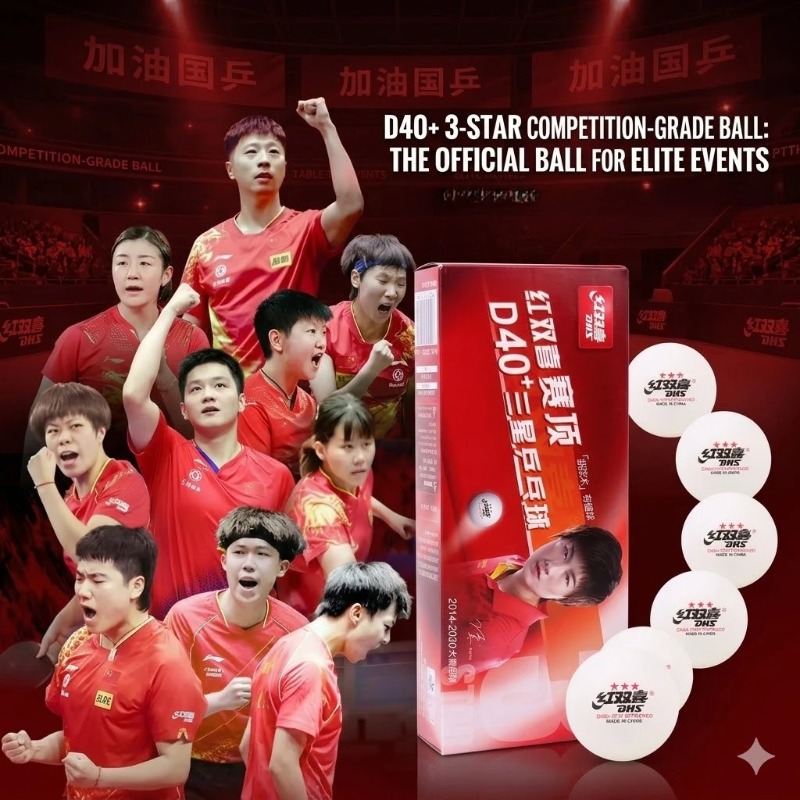 Table Tennis Video Game - オリジナル DHS シーム付き卓球ボール D40+ ABS 新素材