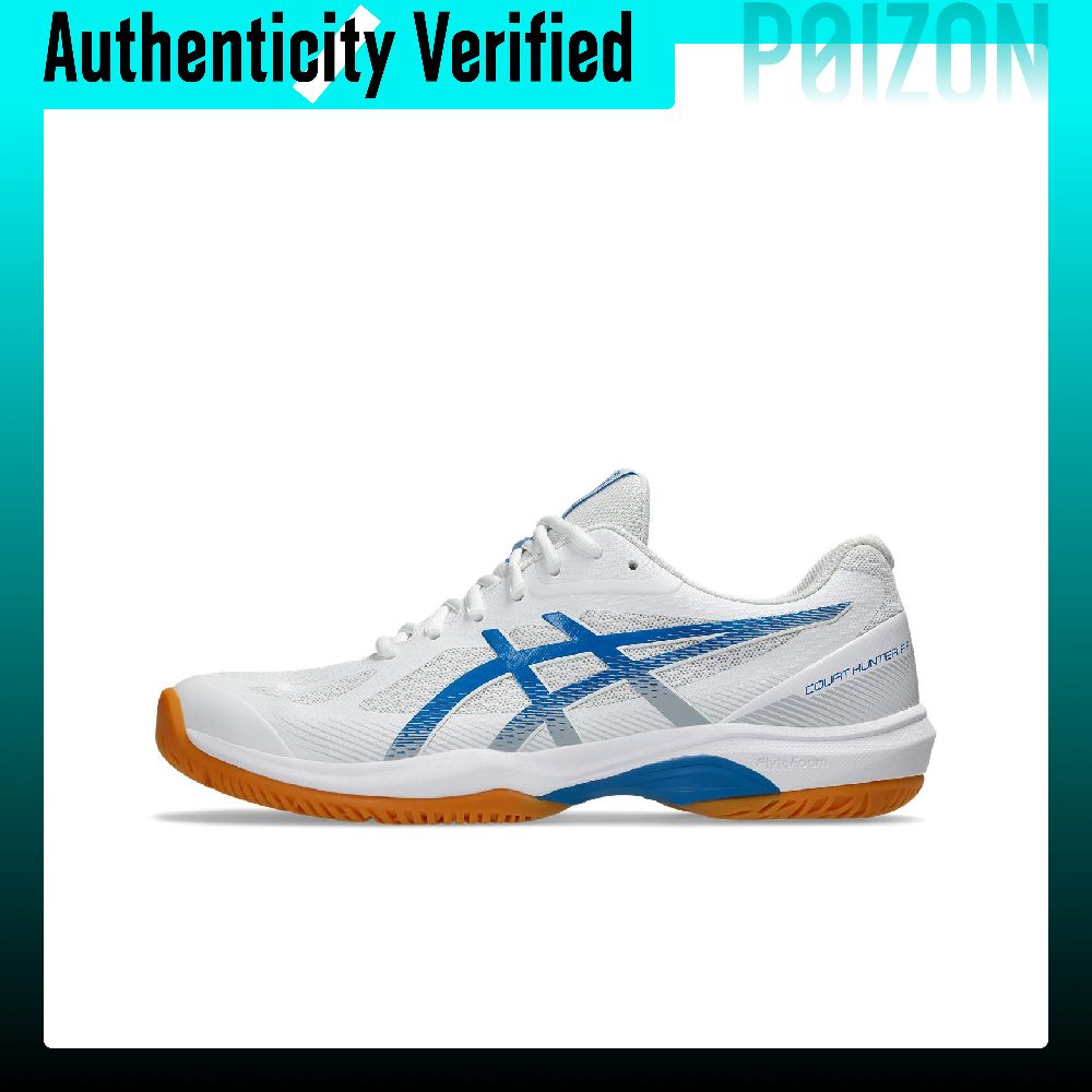 Table Tennis Shoes Asics - アシックス コートハンター FF 通気性バドミントンシューズ メンズ ホワイト