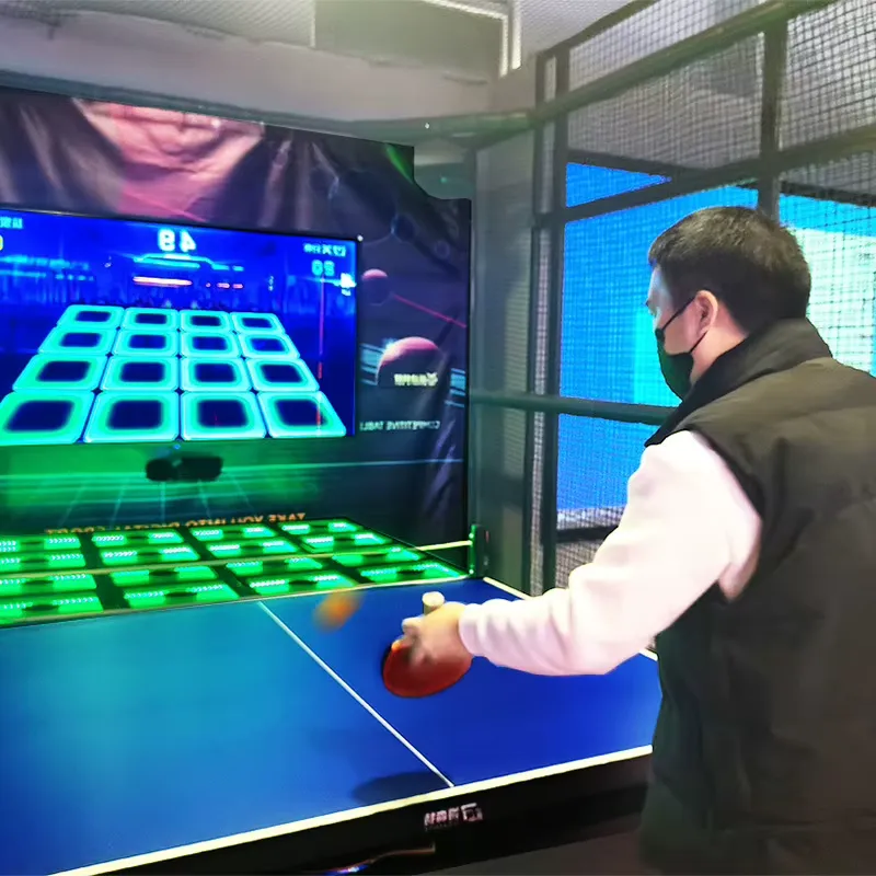 Table Tennis Tournament - 卓球自動ボール回収機付き屋内シングルプレーヤーサービングマシン、プロトーナメントトレーニングテーブル