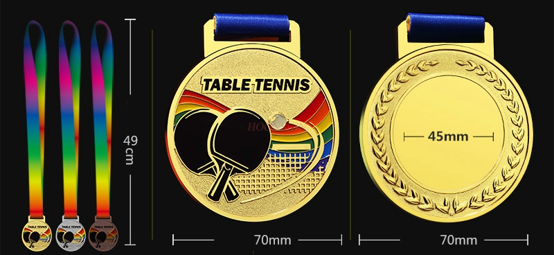 サッカーバドミントン記念メダル2021年卓球メダル子供用金メ - Table Tennis Championships のレビューと価格