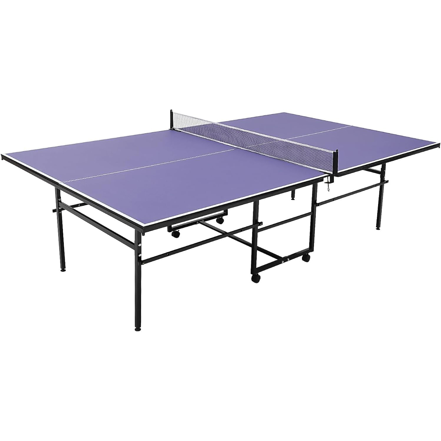 8フィートのポータブル卓球台、大人とティーン向けのプロ仕様ゲ - Table Tennis Tournament のレビューと価格
