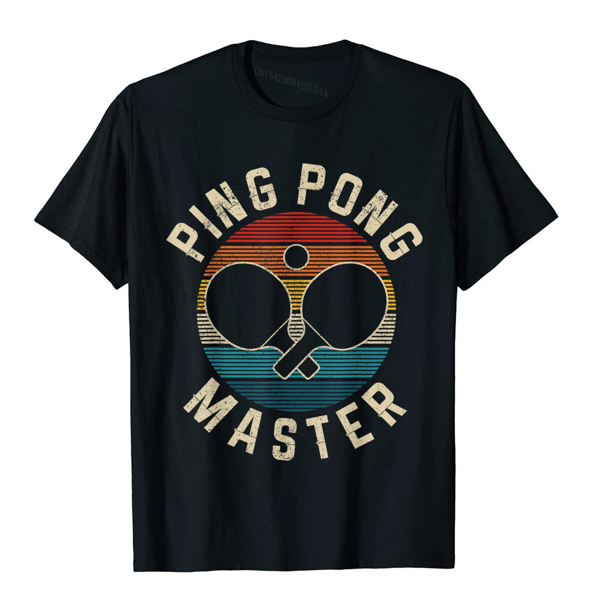 ピンポンマスターヴィンテージ卓球選手面白いギフトTシャツ販売 - Table Tennis History のレビューと価格