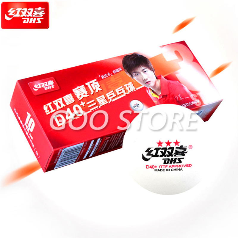 Dhs3つ星d40卓球ボール3つ星新素材シームabsプラスチ - Table Tennis Video Game のレビューと価格