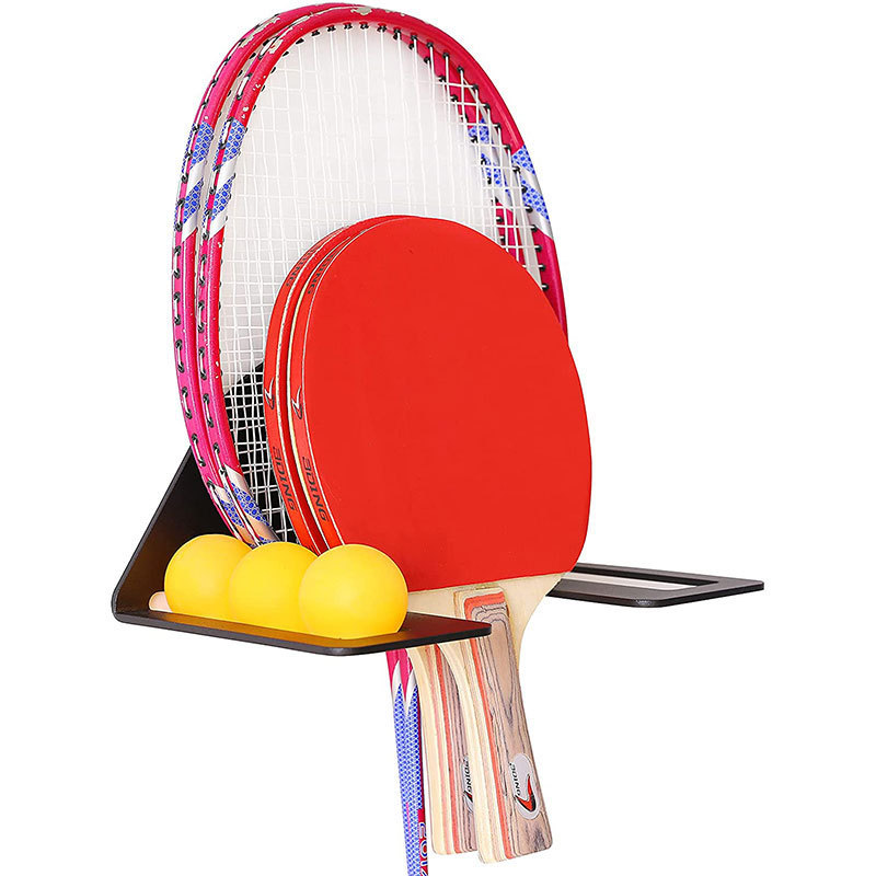 多層調節可能な卓球アクセサリー収納ラック 家庭用 壁掛け式と - Table Tennis Dimension のレビューと価格