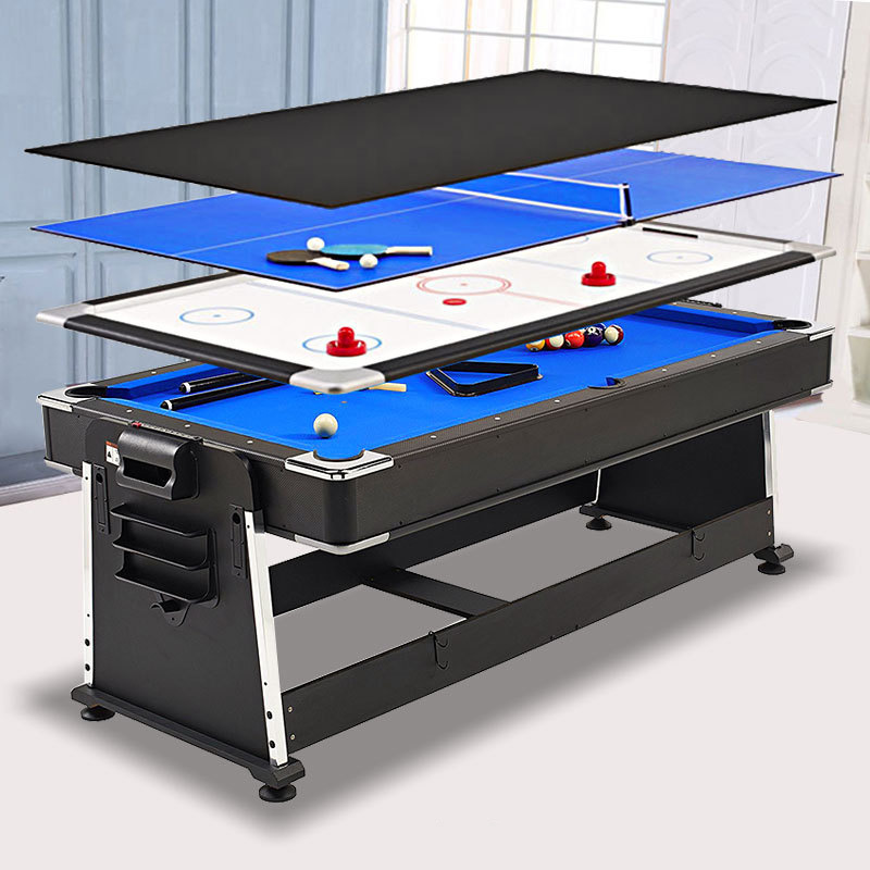 4in1 プールテーブル マルチゲームテーブル（ビリヤード、 - Table Tennis Tournament のレビューと価格
