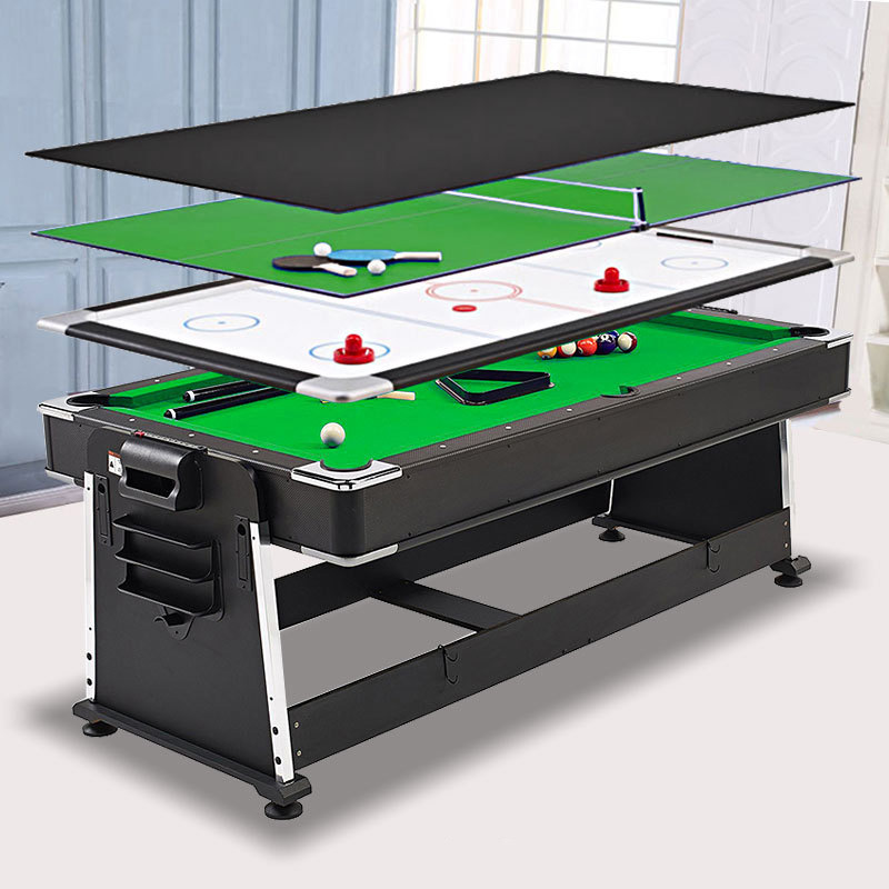 4in1 プールテーブル マルチゲームテーブル（ビリヤード、 - Table Tennis Tournament のレビューと価格
