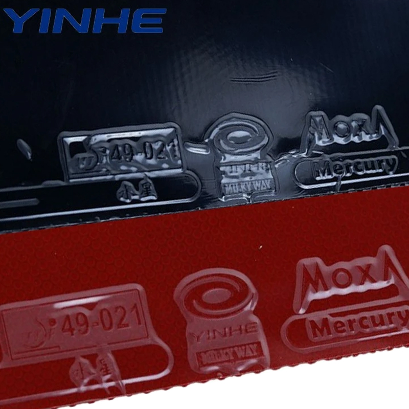 YINHE 卓球ラバー ピンプルズイン OX ブラック レッ - Table Tennis Rubber Anti Spin のレビューと価格