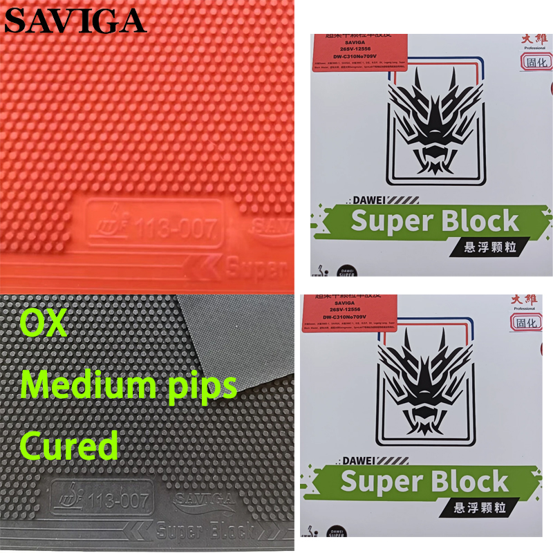 SAVIGA OX ロングピップス シングルピンポンラバー  - Table Tennis Rubber Anti Spin のレビューと価格