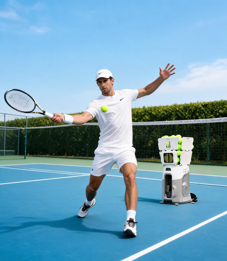 ホットテニックス テニスボールマシン ビジョンベースAIテニ - Robot Ball Machine のレビューと価格