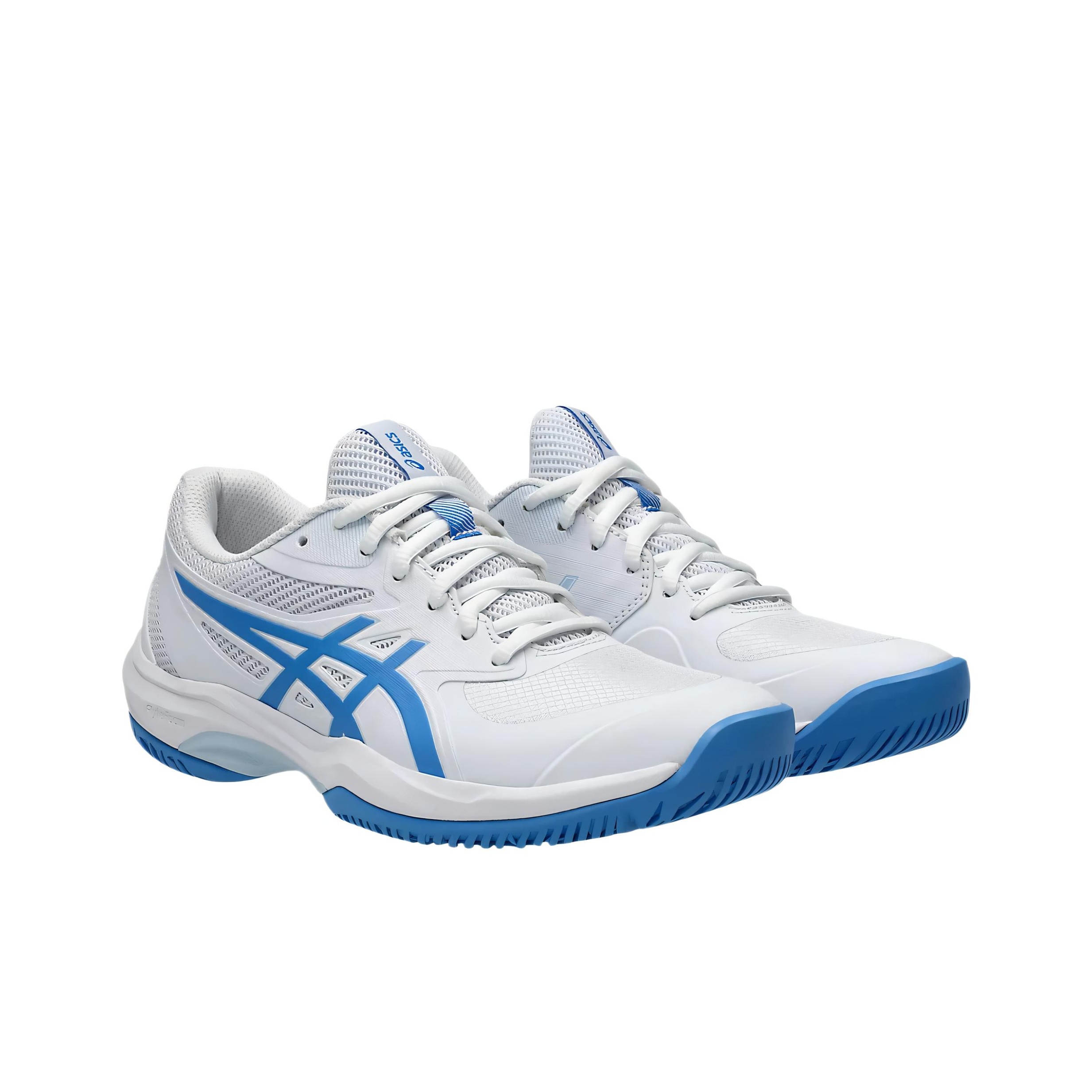 アシックス ゲーム FF ホワイト ブルー コースト ウィメ - Table Tennis Shoes Asics のレビューと価格