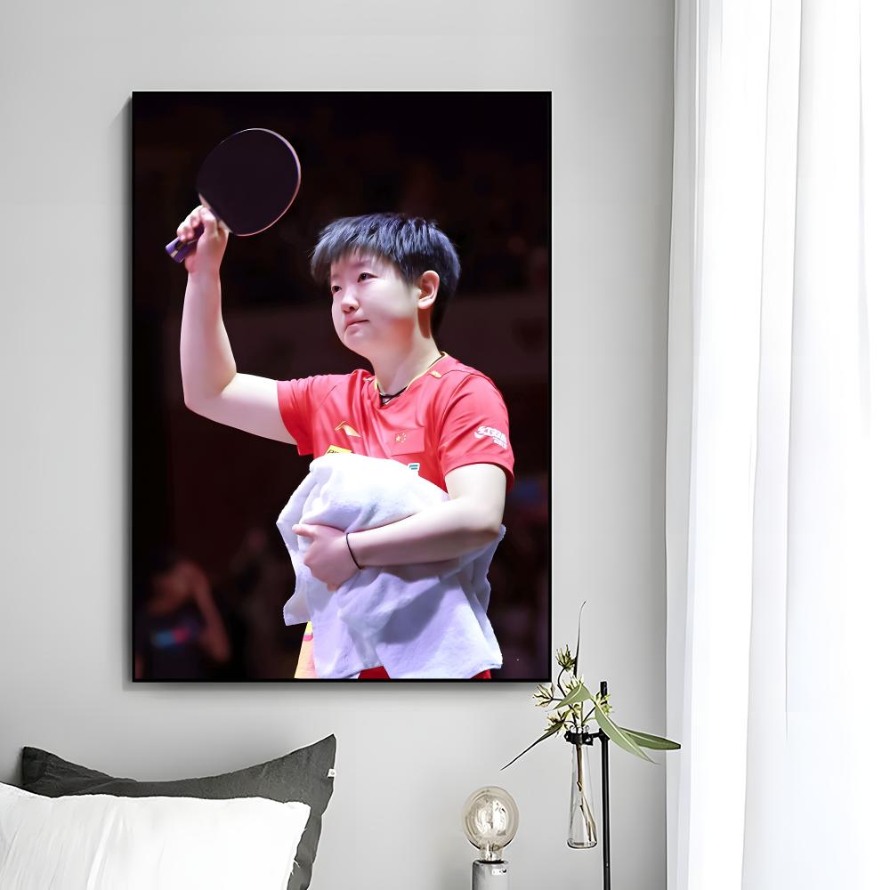 チャンピオン卓球選手S-スン・インシャ ポスター ウォールア - Table Tennis Dimension のレビューと価格
