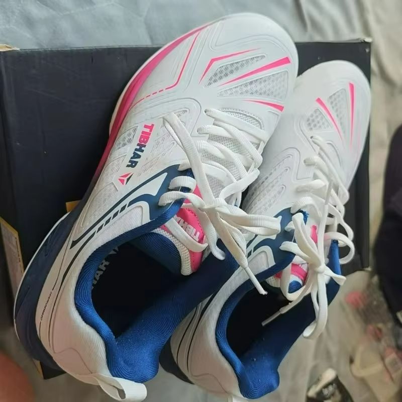 高級ブランド卓球シューズ滑り止めバドミントンシューズ超軽量屋 - Table Tennis Shoes のレビューと価格