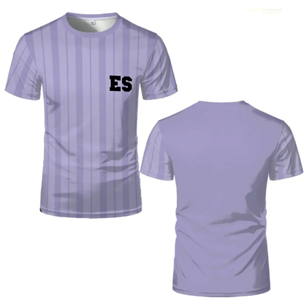 不規則な幾何学模様のサッカー Tシャツ夏のファッション E  - Table Tennis Name のレビューと価格