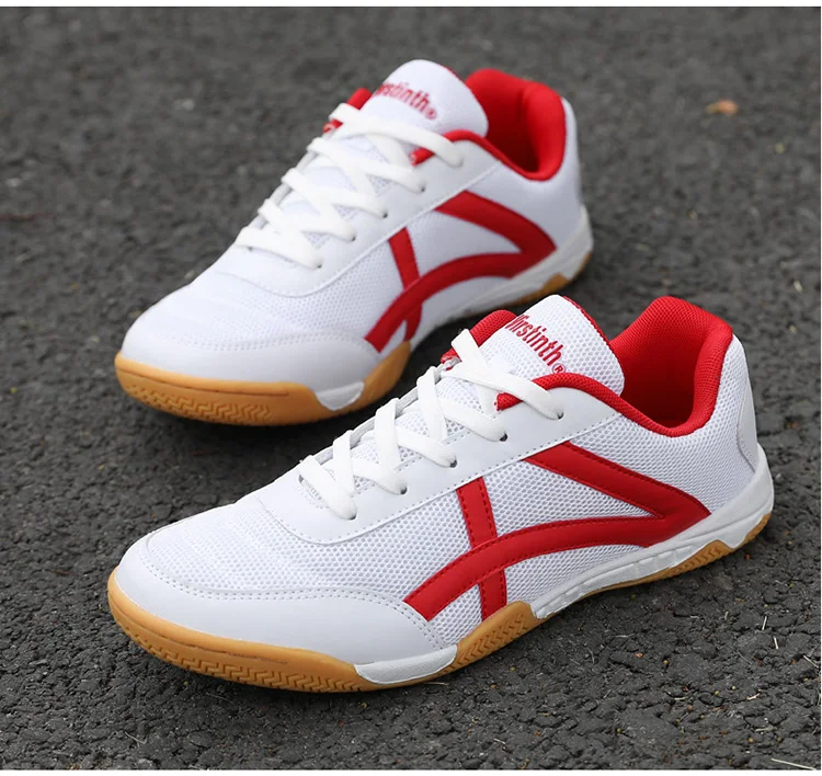 ユニセックス屋内トレーニング卓球シューズ男性衝撃トレーニング - Table Tennis Shoes のレビューと価格
