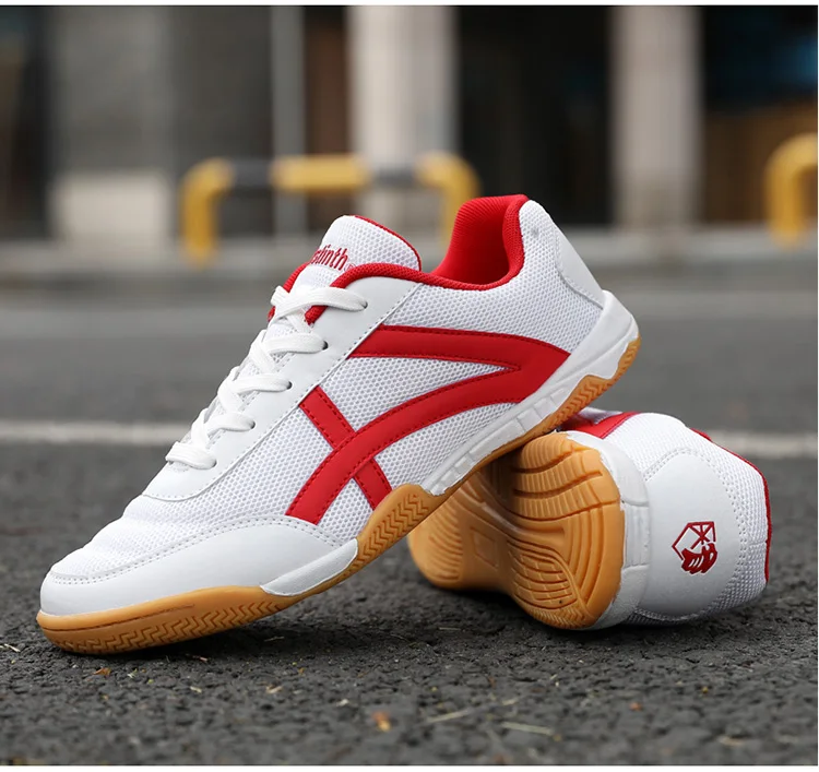 ユニセックス屋内トレーニング卓球シューズ男性衝撃トレーニング - Table Tennis Shoes のレビューと価格